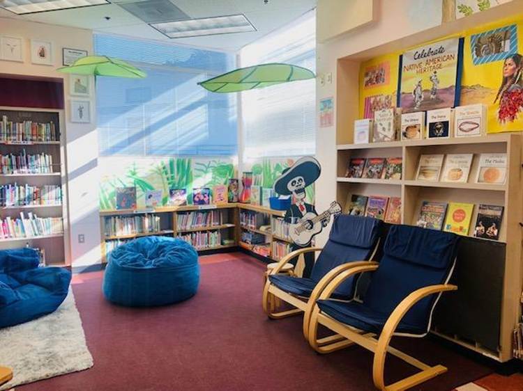School Library and Reading Garden � Arts and Enrichment � Rockdale  Elementary Visual & Performing Arts Magnet